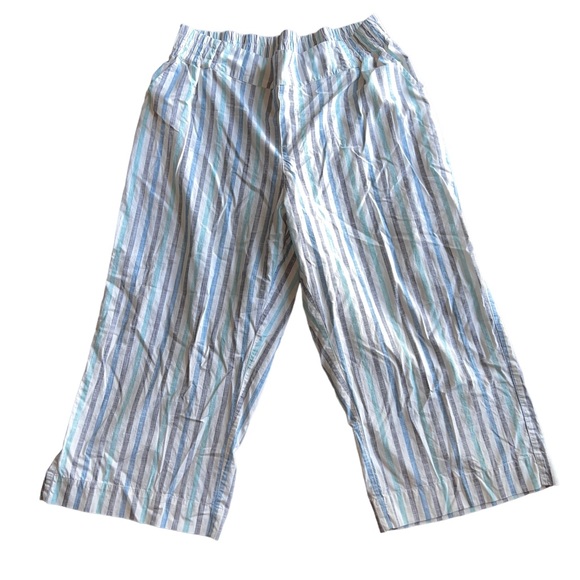 Lane Bryant 100% cotton wide leg capri sz 18 - Picture 5 of 9